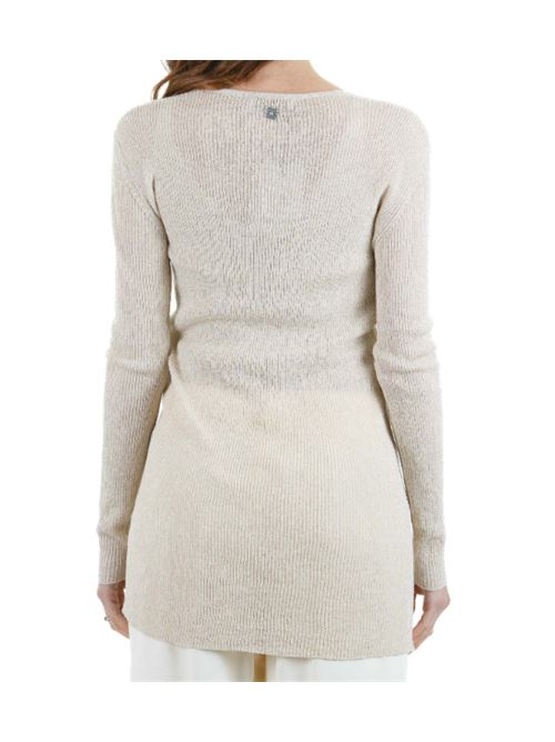 Cardigan lungo in lurex Manila Grace MANILA GRACE | M440VX-MA332